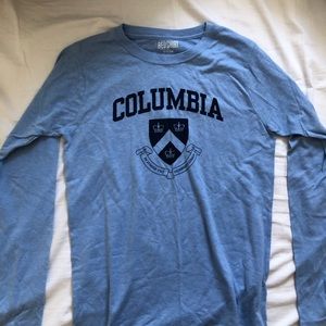columbia uni long sleeve